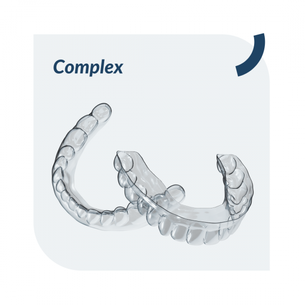 Behandlung, Komplex - Unsichtbare Zahnschiene